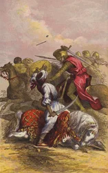 Prowess of the Crusaders before Antioch